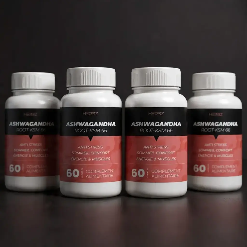 PACK DE 4 BOITES ASHWAGANDHA 